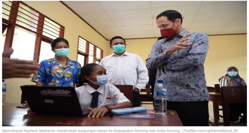 Nadiem Makarim Minta Saat Vaksinasi Covid-19 Selesai, Sekolah Upayakan Pembelajaran Tatap Muka