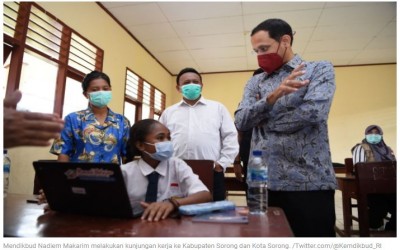 Nadiem Makarim Minta Saat Vaksinasi Covid-19 Selesai, Sekolah Upayakan Pembelajaran Tatap Muka